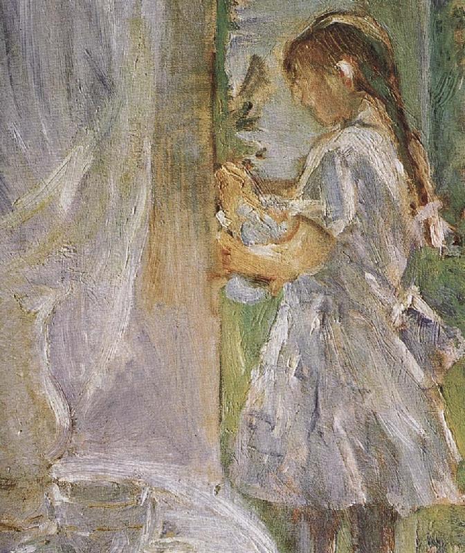 Berthe Morisot Detail of At the little cottage